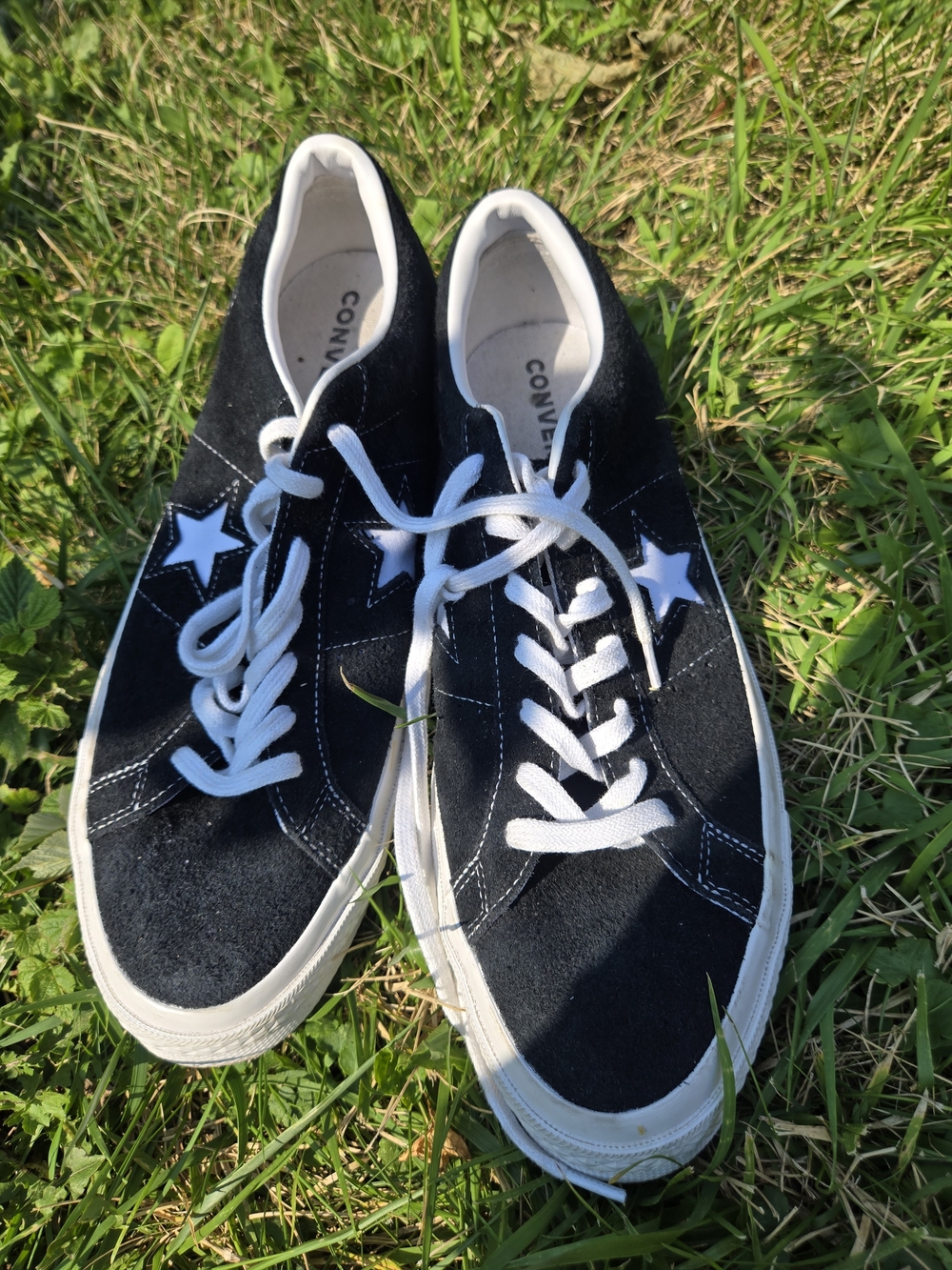 Converse Men's Black Suede One Star Low-Top Sneakers